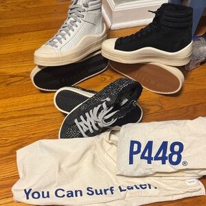 P448 brand new, never worn - 3 pairs size 39 all retail $350.09